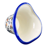 Vase, Garden, 5.5", WR (WR66A) in "Rainbow Shower" by W.R. Ceramika | WR66A-NP18