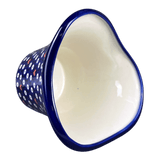 Vase, Garden, 5.5", WR (WR66A) in "Hearts & Dots" by W.R. Ceramika | WR66A-SMA2