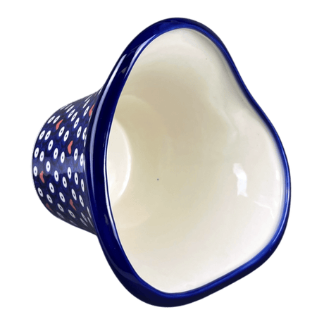 Vase, Garden, 5.5", WR (WR66A) in "Hearts & Dots" by W.R. Ceramika | WR66A-SMA2