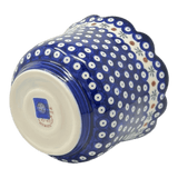 Flower Pot, Scalloped, WR (WR66B) in "Mosquito" by W.R. Ceramika | WR66B-SM3