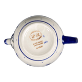 Teapot, 1.2 Liter, WR (WR8C) in "Pansy Wreath" by W.R. Ceramika | WR8C-EZ2