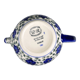 Teapot, 1.2 Liter, WR (WR8C) in "Pansy Storm" by W.R. Ceramika | WR8C-EZ3