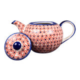 Teapot, 1.2 Liter, WR (WR8C) in "Blazing Starflower" by W.R. Ceramika | WR8C-WR25
