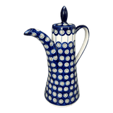 Teapot, 1.1 Liter "Opus", WR (WR8G) in "Peacock in Line" by W.R. Ceramika | WR8G-SM1