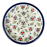 A picture of a Polish Pottery Zaklady 9.5" Plate (Mountain Flower) | Y1001-A1109A as shown at PolishPotteryOutlet.com/products/9-5-plate-1109a-y1001a-1109a