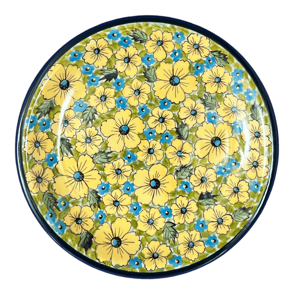 Plate, Round, 9.5" in "Sunny Meadow" by Zaklady | Y1001-ART332