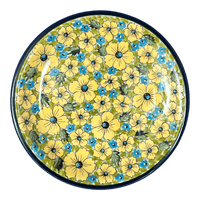 A picture of a Polish Pottery Zaklady 9.5" Plate (Sunny Meadow) | Y1001-ART332 as shown at PolishPotteryOutlet.com/products/9-5-round-plate-sunny-meadow-y1001-art332