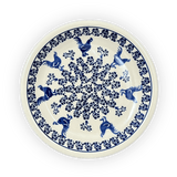 Plate, Round, 9.5" in "Rooster Blues" by Zaklady | Y1001-D1149