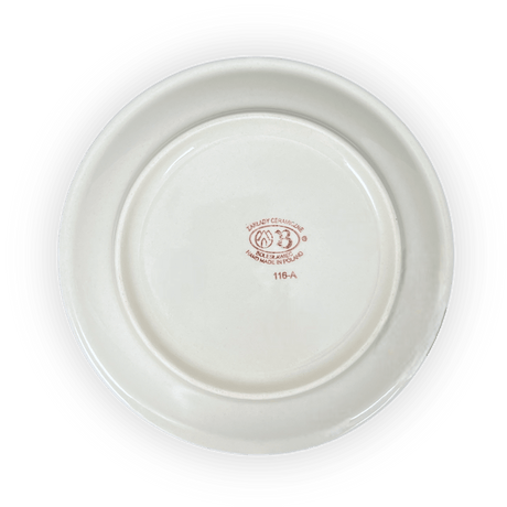 Plate, Round, 9.5" in "Rooster Blues" by Zaklady | Y1001-D1149