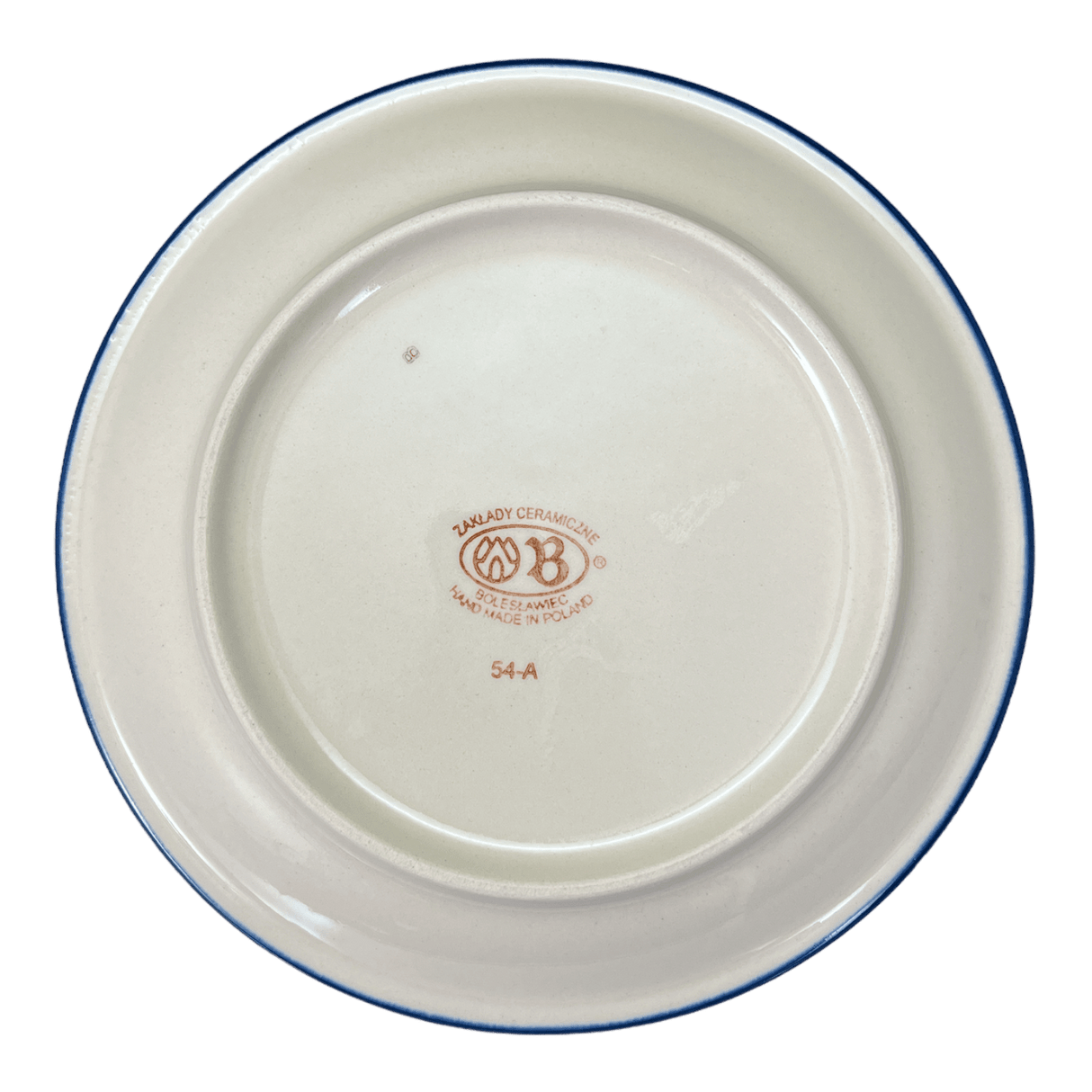 Plate, Round, 9.5" in "Blue Floral Vines" by Zaklady | Y1001-D1210A