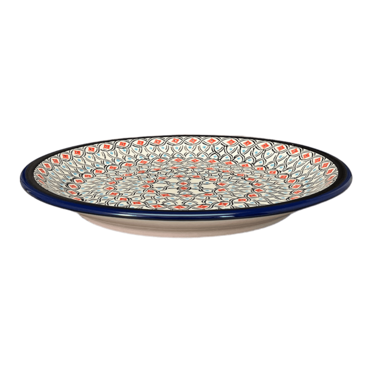 Plate, Round, 9.5" in "Beaded Turquoise" by Zaklady | Y1001-DU203