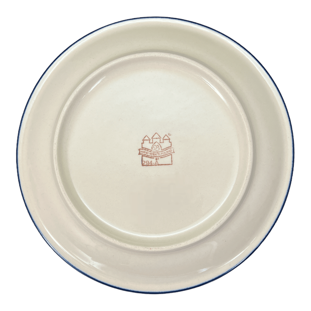 Plate, Round, 9.5" in "Garden Party Blues" by Zaklady | Y1001-DU50