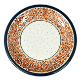 Plate, Round, 9.5" in "Orange Wreath" by Zaklady | Y1001-DU52