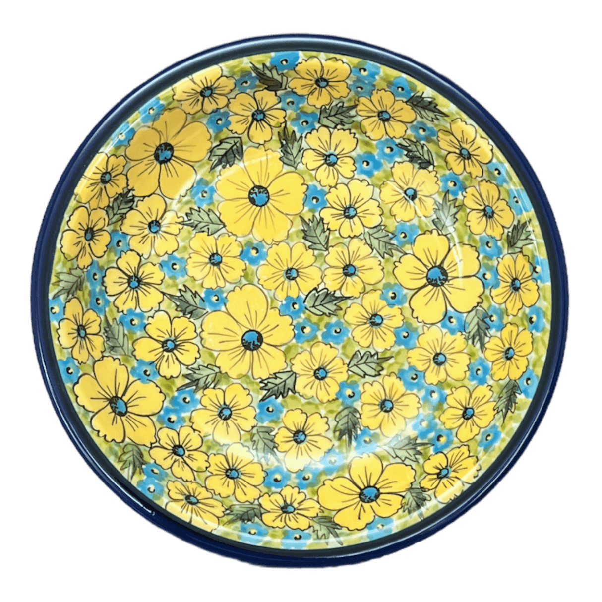 Bowl, Round, Pasta, 9" in "Sunny Meadow" by Zaklady | Y1002A-ART332