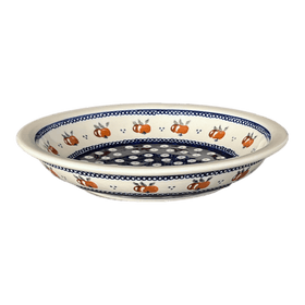 Polish Pottery Zaklady Pasta Bowl (Persimmon Dot) | Y1002A-D479 Additional Image at PolishPotteryOutlet.com