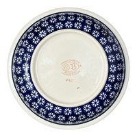 A picture of a Polish Pottery Zaklady Pasta Bowl (Floral Pine) | Y1002A-D914 as shown at PolishPotteryOutlet.com/products/soup-plate-floral-pine-y1002a-d914