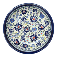 A picture of a Polish Pottery Zaklady Pasta Bowl (Floral Explosion) | Y1002A-DU126 as shown at PolishPotteryOutlet.com/products/9-pasta-bowl-du126-y1002a-du126