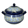 Polish Pottery 3 Liter Soup Tureen (Spring Swirl) | Y1004-A1073A at PolishPotteryOutlet.com