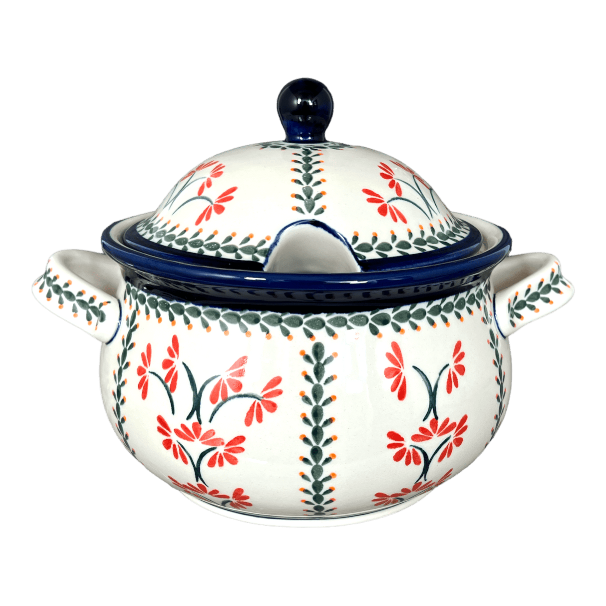 Soup Tureen, 3 Liter in "Scarlet Stitch" by Zaklady | Y1004-A1158A