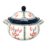 Soup Tureen, 3 Liter in "Scarlet Stitch" by Zaklady | Y1004-A1158A