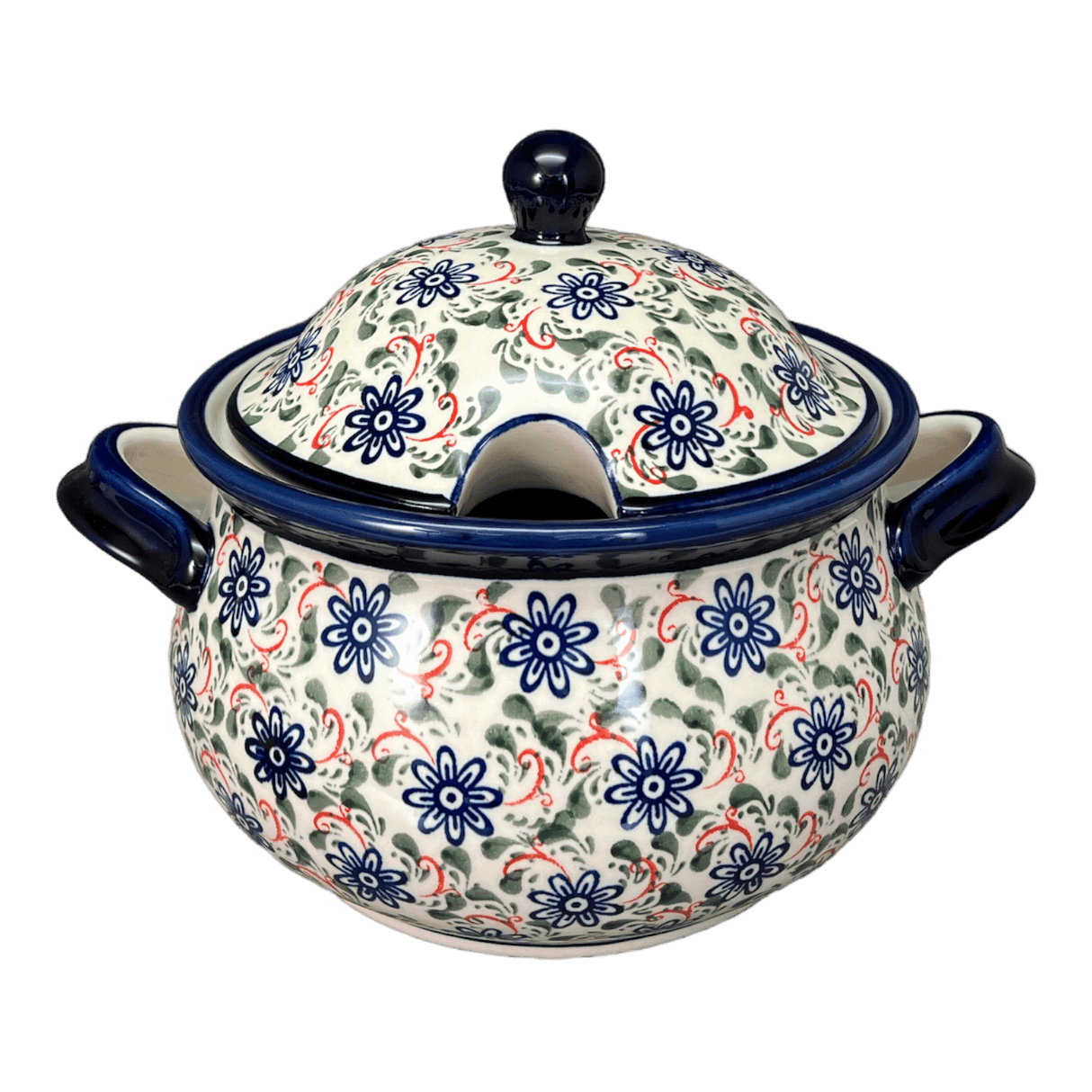 Soup Tureen, 3 Liter in "Swirling Flowers" by Zaklady | Y1004-A1197A