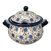 Polish Pottery 3 Liter Soup Tureen (Swirling Flowers) | Y1004-A1197A at PolishPotteryOutlet.com