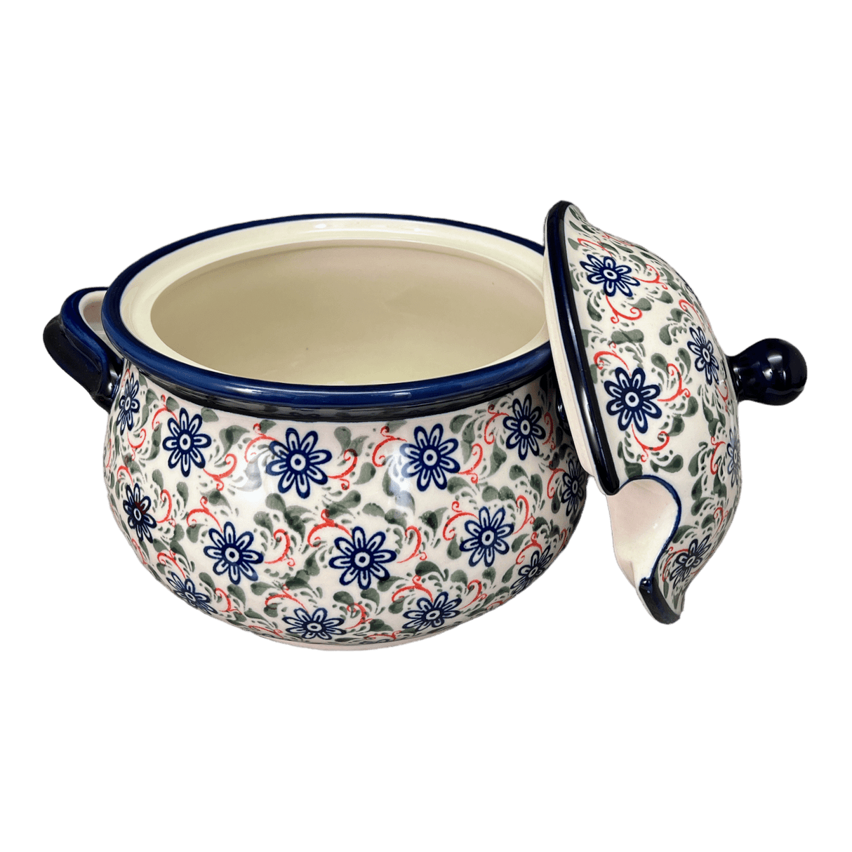 Soup Tureen, 3 Liter in "Swirling Flowers" by Zaklady | Y1004-A1197A