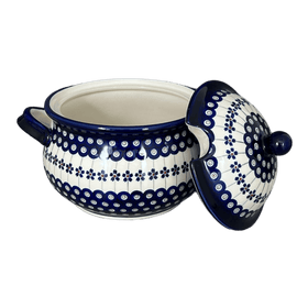 Polish Pottery 3 Liter Soup Tureen (Petite Floral Peacock) | Y1004-A166A Additional Image at PolishPotteryOutlet.com