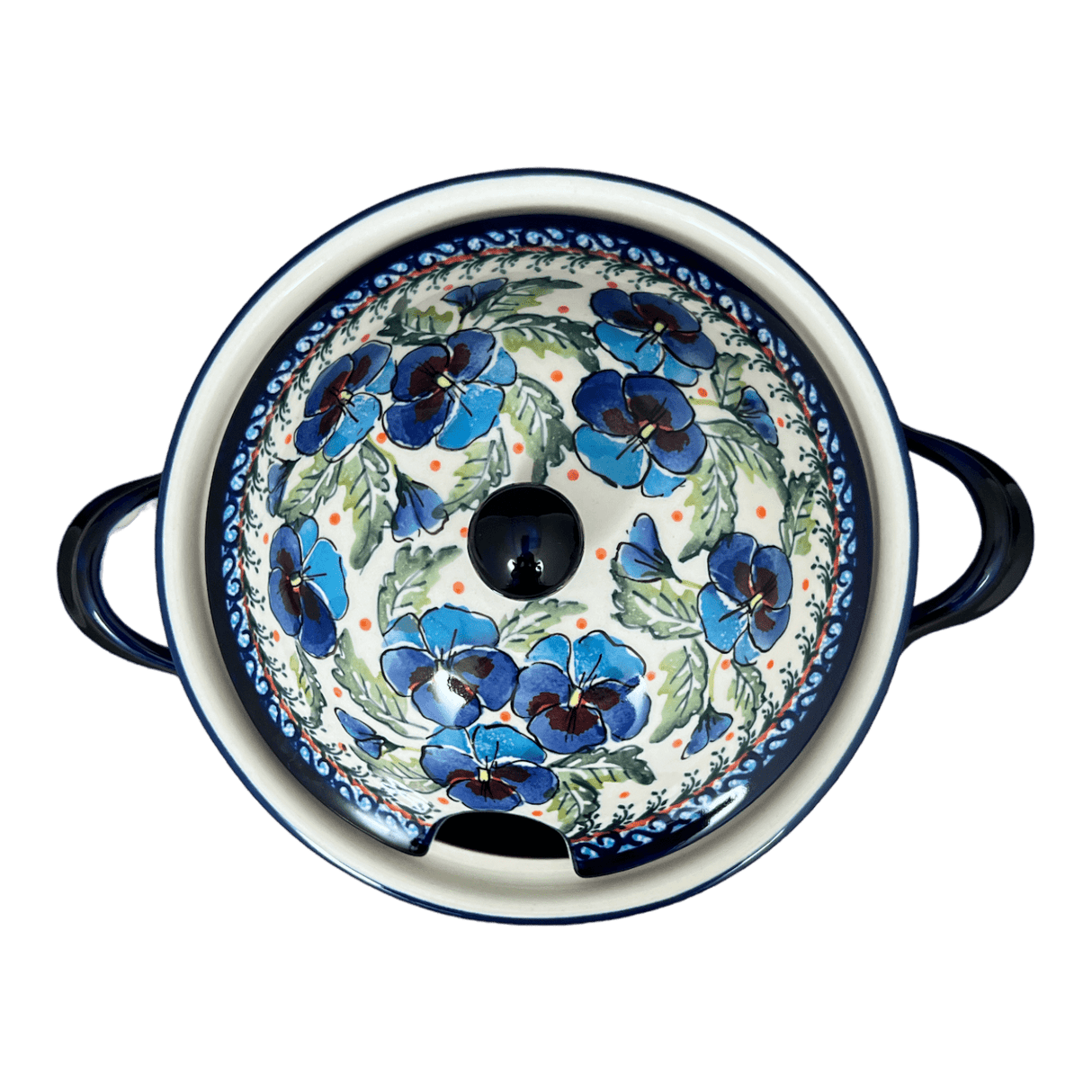 Soup Tureen, 3 Liter in "Pansies in Bloom" by Zaklady | Y1004-ART277