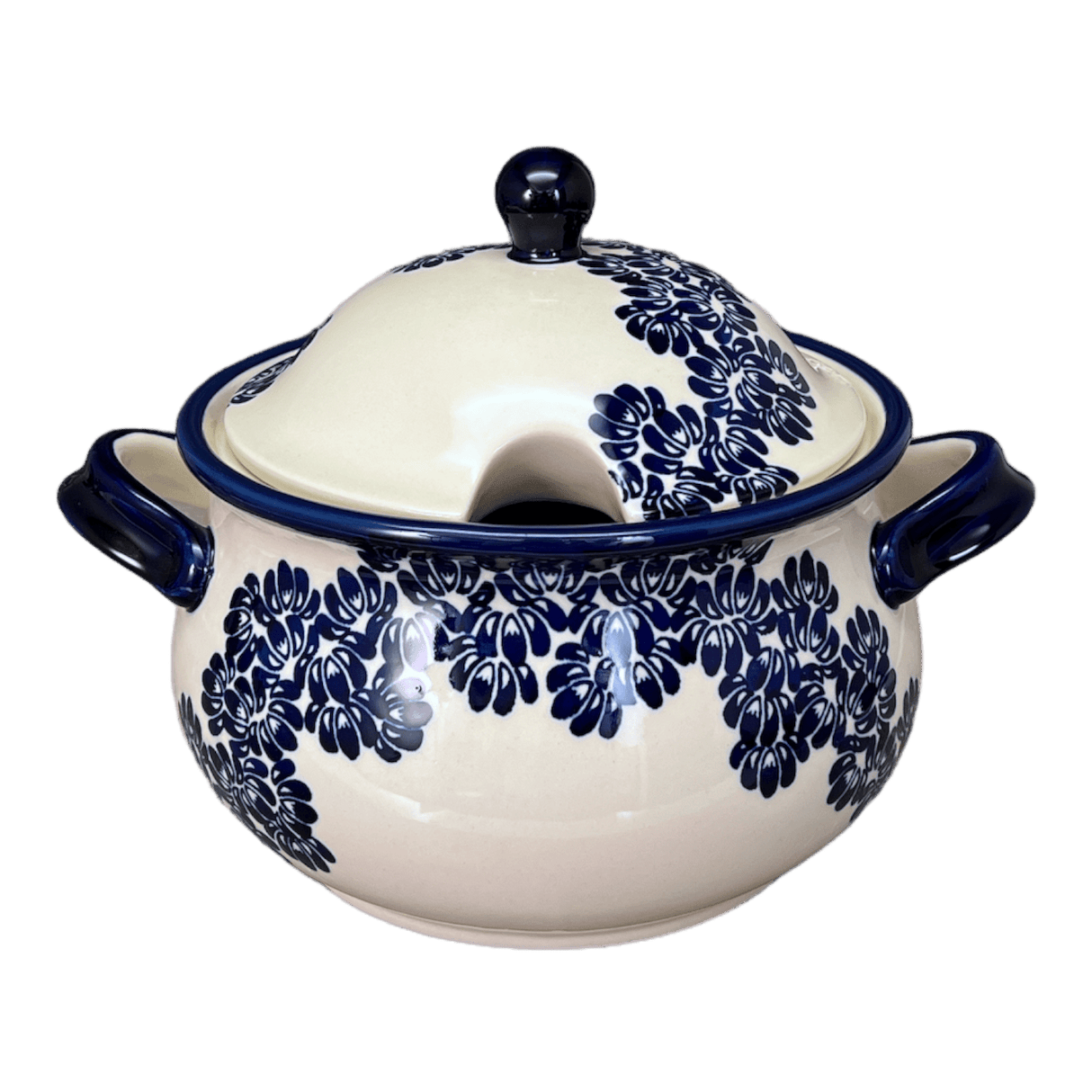 Soup Tureen, 3 Liter in "Blue Floral Vines" by Zaklady | Y1004-D1210A