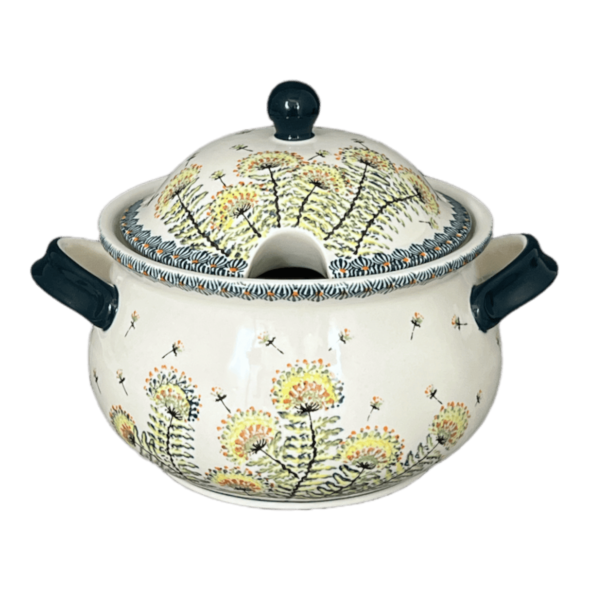 Soup Tureen, 3 Liter in "Dandelions" by Zaklady | Y1004-DU201