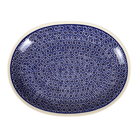 Platter, Oval, 13.5" x 10.5",  Zaklady (Y1007) in "Ditsy Daisies" by Zaklady | Y1007-D120