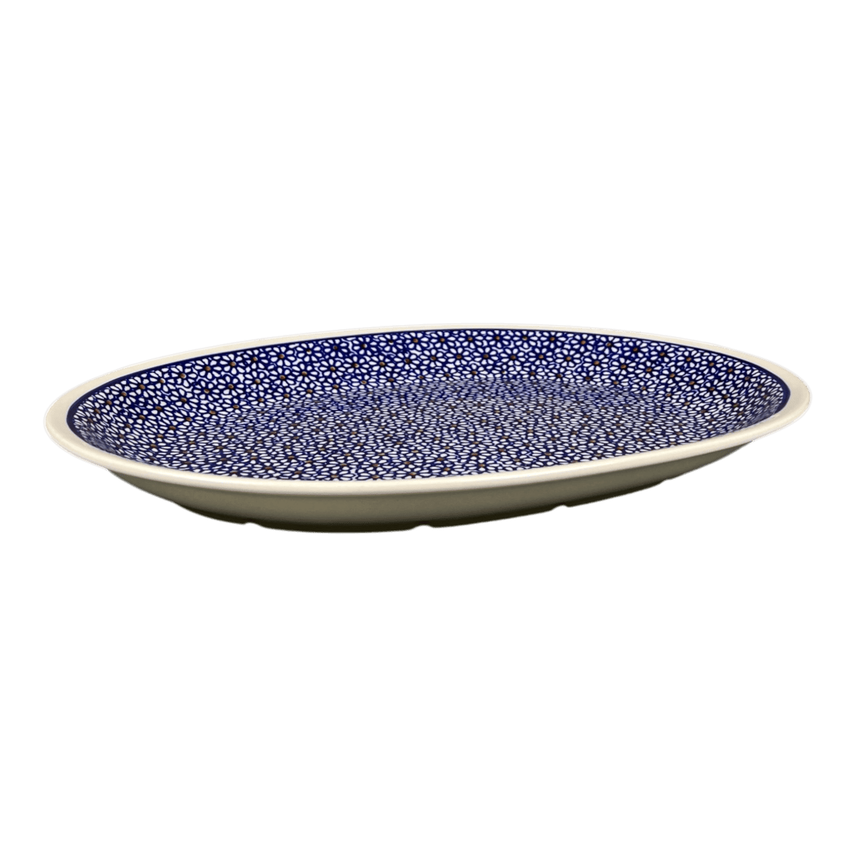 Platter, Oval, 13.5" x 10.5",  Zaklady (Y1007) in "Ditsy Daisies" by Zaklady | Y1007-D120