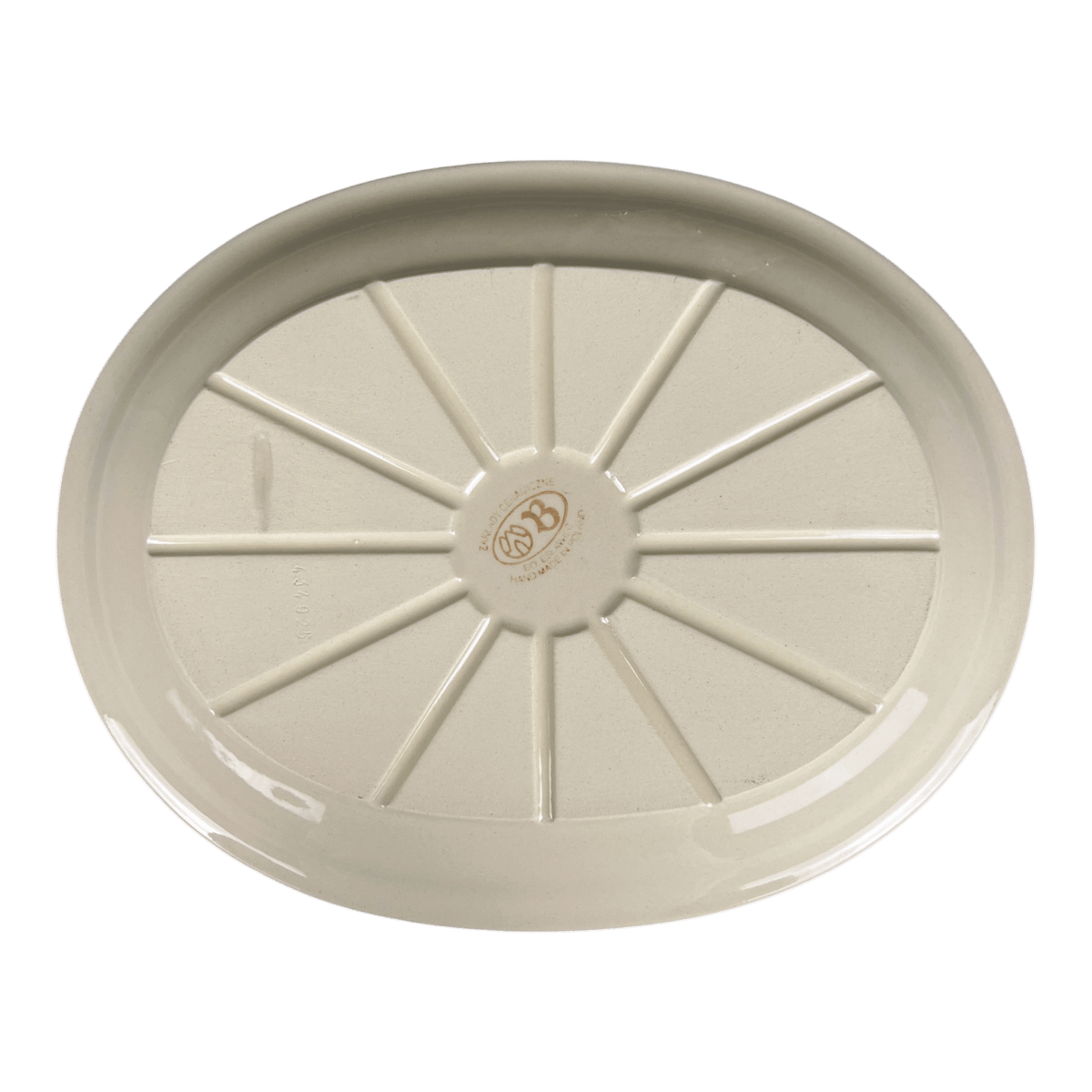 Platter, Oval, 13.5" x 10.5",  Zaklady (Y1007) in "Birds on a Branch" by Zaklady | Y1007-D1213