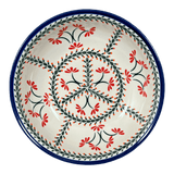 Bowl, Round, Shallow, 10" in "Scarlet Stitch" by Zaklady | Y1013A-A1158A