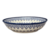 Bowl, Round, Shallow, 10" in "Falling Blue Daisies" by Zaklady | Y1013A-A882A