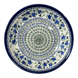 Bowl, Round, Shallow, 10" in "Blue Tulips" by Zaklady | Y1013A-ART160