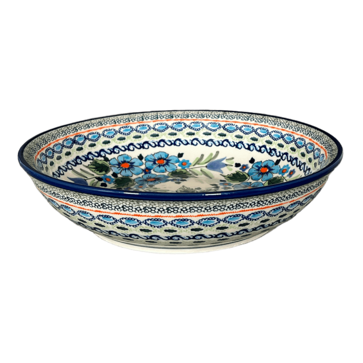 Bowl, Round, Shallow, 10" in "Julie's Garden" by Zaklady | Y1013A-ART165