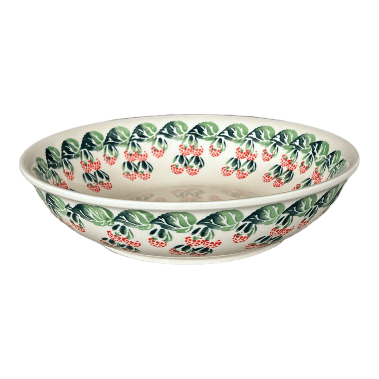 Bowl, Round, Shallow, 10" in "Raspberry Delight" by Zaklady | Y1013A-D1170