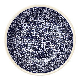Polish Pottery Zaklady 10" Shallow Serving Bowl (Ditsy Daisies) | Y1013A-D120 Additional Image at PolishPotteryOutlet.com