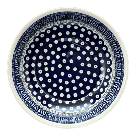 Bowl, Round, Shallow, 10" in "Grecian Dot" by Zaklady | Y1013A-D923