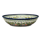 Bowl, Round, Shallow, 10" in "Floral Swallows" by Zaklady | Y1013A-DU182