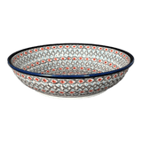 Bowl, Round, Shallow, 10" in "Beaded Turquoise" by Zaklady | Y1013A-DU203