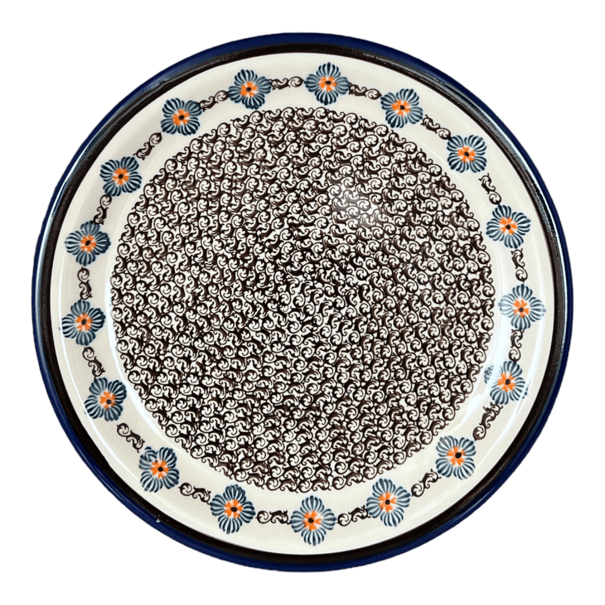 Plate, Round, Dinner, 10.75" Plate in "Mesa Verde Midnight" by Zaklady | Y1014-A1159A