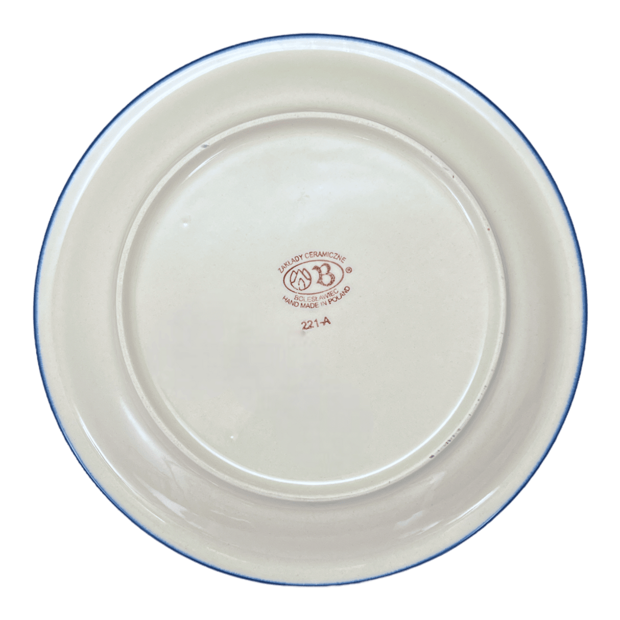 Plate, Round, Dinner, 10.75" Plate in "Falling Blue Daisies" by Zaklady | Y1014-A882A