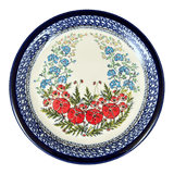 Plate, Round, Dinner, 10.75" Plate in "Floral Crescent" by Zaklady | Y1014-ART237