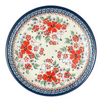 A picture of a Polish Pottery Zaklady Dinner Plate 10.75" (Cosmic Cosmos) | Y1014-ART326 as shown at PolishPotteryOutlet.com/products/round-dinner-plate-10-75-cosmic-cosmos-y1014-art326