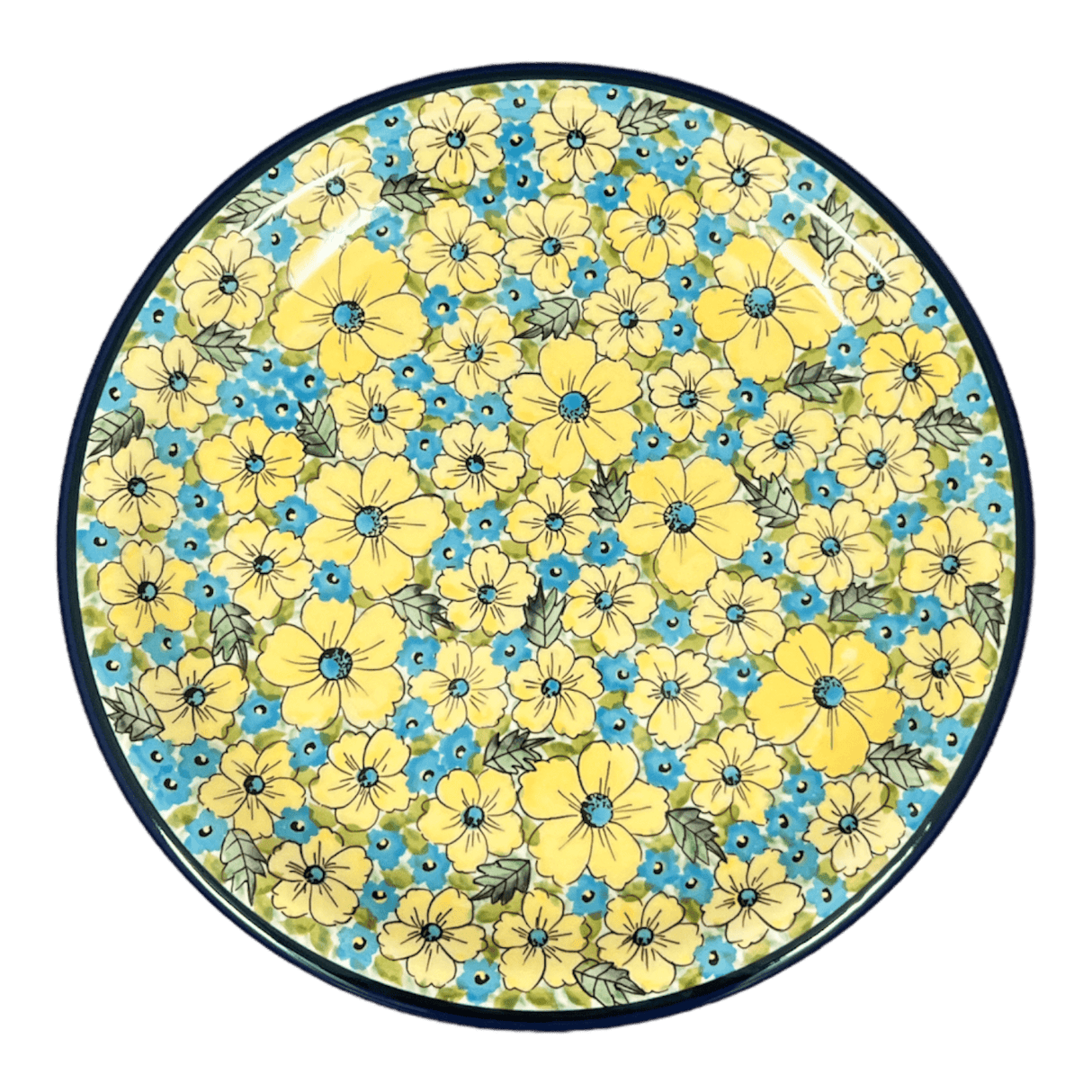 Plate, Round, Dinner, 10.75" Plate in "Sunny Meadow" by Zaklady | Y1014-ART332