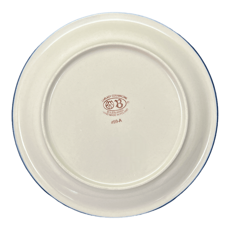 Plate, Round, Dinner, 10.75" Plate in "Blue Floral Vines" by Zaklady | Y1014-D1210A