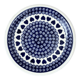 Plate, Round, Dinner, 10.75" Plate in "Swirling Hearts" by Zaklady | Y1014-D467